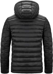 img 2 attached to Vcansion Womens Quilted Puffer Hooded