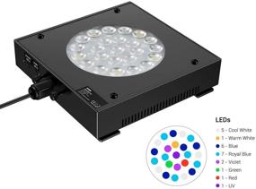 img 3 attached to 🐠 Enhance Your Saltwater Coral Fish Tanks with Dimmable NICREW Aquarium LED Reef Light: Full Spectrum Marine LED Solution