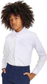 img 3 attached to 👔 Calvin Klein Button Dress Shirt: Stylish Boys' Clothing for Tops, Tees & Shirts