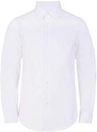 👔 calvin klein button dress shirt: stylish boys' clothing for tops, tees & shirts logo