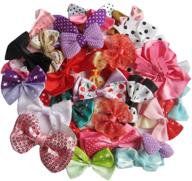 🎀 80pcs yycraft ribbon bow - ideal for sewing applique, crafts, and wedding party decorations logo