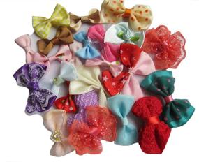 img 2 attached to 🎀 80pcs YYCRAFT Ribbon Bow - Ideal for Sewing Applique, Crafts, and Wedding Party Decorations