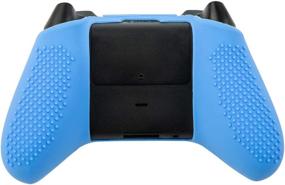 img 1 attached to Blue Soft Silicone Protector Cover Skins for Microsoft Xbox Series S/X Gamepad Controller - Anti-Slip Protective Case
