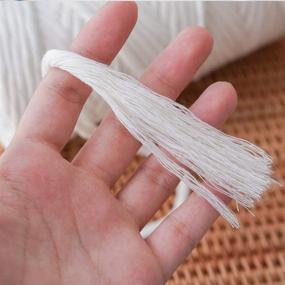 img 1 attached to Natural Macrame Supply - 50M Single Strand of 4MM Thickness