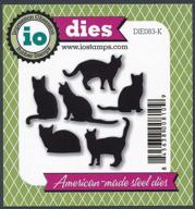 🐱 crafting with feline charm: cat set steel die for scrapbooking (die083k) logo