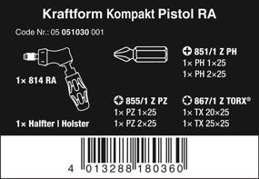 img 3 attached to Пистолет Wera 05051030001 Kraftform Kompakt