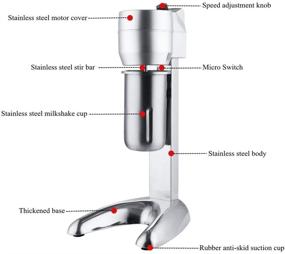 img 3 attached to Milkshake Machine Electric 1000Ml Mixing