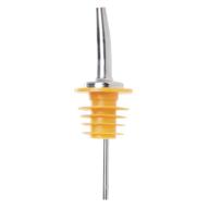 spill-stop mfg. 285-60 chrome tapered pourer: extra-large yellow poly-kork for spill-free pouring - pack of 12 логотип