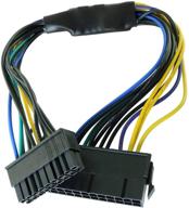 💡 efficient power adapter cable for hp z230/z420/z620 motherboards - longdex 11.8-inch 24 pin to 18 pin atx psu logo