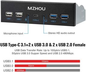 img 3 attached to MZHOU USB2 0 Adapter 1TPY C Microphone