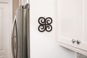 img 1 attached to 🔥 Discover the Gasaré Cast Trivet Infinity Circles for Optimal Kitchen Safety and Style