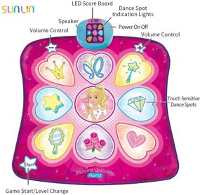 img 3 attached to 💃 Enhance Your Dance Moves with the SUNLIN Dance Mat - Adjustable and Built to Last