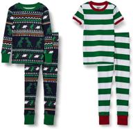 🦖 dinoland snug fit boys' clothing set by spotted zebra: 6-piece for sleepwear & robes logo