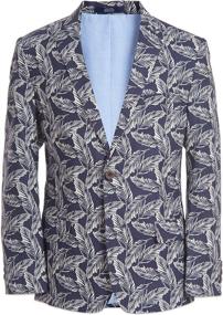 img 4 attached to IZOD Patterned Blazer Jacket English Boys' Clothing - Suits & Sport Coats