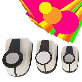 img 4 attached to Versatile Paper Craft Punches Set: Single Hole Puncher, Hole Punch Shapes, Circle Punch - Ideal for Arts, Crafts, Scrapbooking, and More!