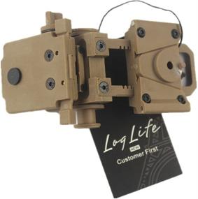 img 3 attached to 🎭 Tactical Helmet Parts: L4G24 L4G19 NVG Mount - 100% Plastic for Night Vision Cosplay - PVS15 PVS18 GPNVG18 - No Function - Black DE