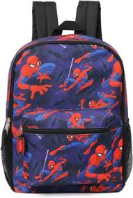 img 4 attached to Spiderman Marvel Over Print Backpack