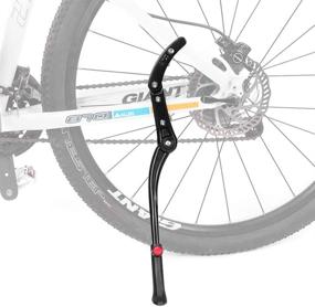 img 4 attached to 🚲 ROCKBROS Mountain Bike Kickstand: Adjustable Side Stand for 24-29 inch Bicycles