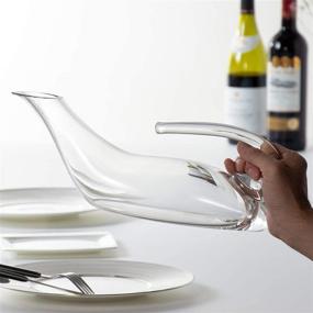 img 2 attached to 🦆 Riedel Duck Decanter: Elegant Clear One-Size Glassware for Fine Wine Pouring