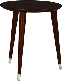 img 4 attached to 🪑 Contemporary Novogratz Kennington Espresso End Table: Stylish and Practical Furniture Piece for Modern Spaces