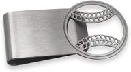 ballpark elite: stylish stainless steel baseball design for baseball enthusiasts logo