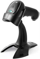 📲 baoshare wireless barcode scanner reader with adjustable stand - 2.4ghz & usb laser scanner - windows/mac/linux compatible for pos system, sensing, store, supermarket, warehouse logo
