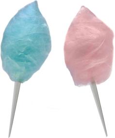 img 1 attached to 🍭 Candery Cotton Candy Machine and Floss Bundle - Vibrant, Colorful Style - No Sugar Added Candy, Sugar Floss, for Birthday Parties - Includes Three Floss Sugar Flavors 12oz Jars and Fifty Paper Cones & Scooper