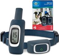 🐶 petsafe remote dog training collar – 300 yard range (900 feet) – choose tone, vibration, or 15 levels of static stimulation – rechargeable, waterproof & durable – home & yard remote trainer логотип