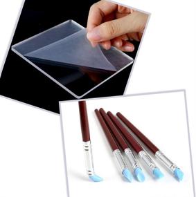 img 1 attached to 🔧 Caydo 12 Pcs Dual-Ended Silicone Clay Sculpting Tools: Perfect for DIY Handicrafts, Pottery, and Modeling Crafts