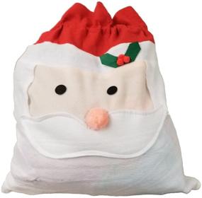 img 2 attached to 🎅 Christmas Santa & Friends Gift Sack Set: Festive Drawstring Bags for Holiday Surprises (Pack of 3)