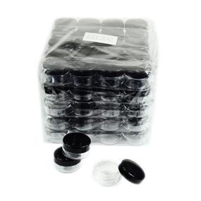 img 3 attached to 💼 100Pcs Sample Plastic Cosmetic Containers: Perfect for Travel and Sampling!