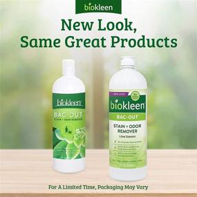 img 2 attached to 🌿 Biokleen Bac Out Stain Remover: Natural Live Enzyme Cultures for Clothes, Carpet, Diapers, Wine, Laundry - 32 oz (Packaging May Vary)