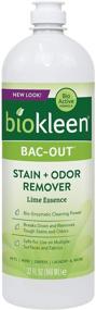 img 4 attached to 🌿 Biokleen Bac Out Stain Remover: Natural Live Enzyme Cultures for Clothes, Carpet, Diapers, Wine, Laundry - 32 oz (Packaging May Vary)