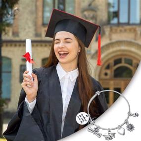 img 3 attached to 🎓 TASBERN Graduation Believed Inspirational Bracelet: Empowering Jewelry for Girls