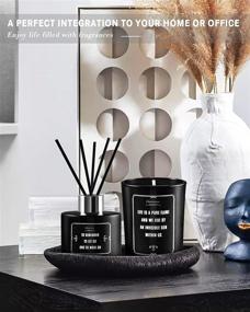 img 2 attached to Ultimate Christmas Gift for Men: Scented Candle and Reed Diffuser Set - Perfect Birthday Surprise for Dad, Boyfriend, or Brother! Ideal Relaxation Gifts for Him - Husband Approved. Ideal Housewarming Gift or Home Scented Candles Treat!