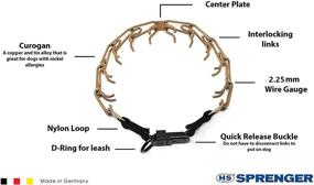 img 3 attached to 🐾 Herm Sprenger Curogan Prong Dog Training Collar for Effective No-Pull Pet Training - Quick Release Buckle, Ultra-Plus Pinch Collar, Hypoallergenic Nickel Free - Made in Germany