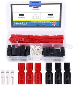 img 4 attached to 🔌 Glarks 20 Pair 30AMP Quick Disconnect Power Terminals Connectors, Red Black Quick Connect Battery Connector Modular Power Connectors Set - Improved SEO