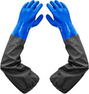 cleaning drainage waterproof elastic gloves¡­ logo