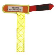 🔔 high visibility universal pitot tube cover logo