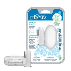 img 4 attached to 🦷 Enhance Oral Care with Dr. Brown's Finger Toothbrush