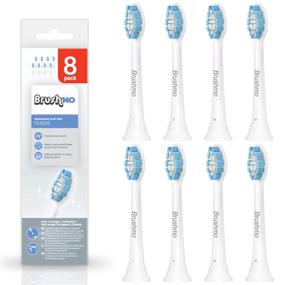 img 4 attached to 🦷 Sonimart Replacement Toothbrush Heads for Philips Sonicare Plaque Control - 4 Pack - Fits 2 Series Plaque Control, 3 Series Gum Health, DiamondClean, FlexCare Series, HealthyWhite, Essence+, EasyClean