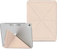 🔌 moshi versacover ipad pro 11 3rd gen case 2021/2020/2018 - savanna beige | 3-viewing options, apple pencil charging logo