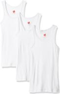 👧 hanes ribbed tank tops for little girls (pack of 3) logo