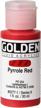 golden fluid acrylics pyrrole bottle logo