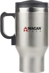 img 2 attached to 🚗 Wagan EL6100 12V Stainless Steel Heated Travel Mug - Stay Spill-Free Throughout Your Journey