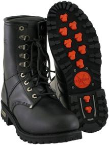 img 4 attached to 👢 Xelement 1446 Men's 'Vigilant' Black Logger Boots with Inside Zipper - Size 10.5