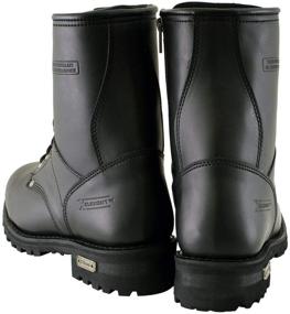 img 1 attached to 👢 Xelement 1446 Men's 'Vigilant' Black Logger Boots with Inside Zipper - Size 10.5