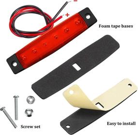 img 2 attached to ⛵ Enhance Your Boating Experience with 8-Piece Marine Boat Lights: Waterproof LED Interior Lights for Boat Deck, Navigation, Bow, Stern, and Kayak (Red)