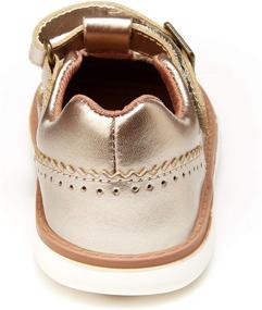 img 2 attached to Stride Rite Sunset Metallic Toddler Girls' Shoes for Flats