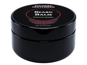 img 2 attached to 🧔 Organic Sandalwood Beard Balm - Ultimate Tea Tree Oil Beard Moisturizer - Nourishes & Conditions - Men's Shaping and Styling Solution - Soothes Irritation - 2oz - Made in USA